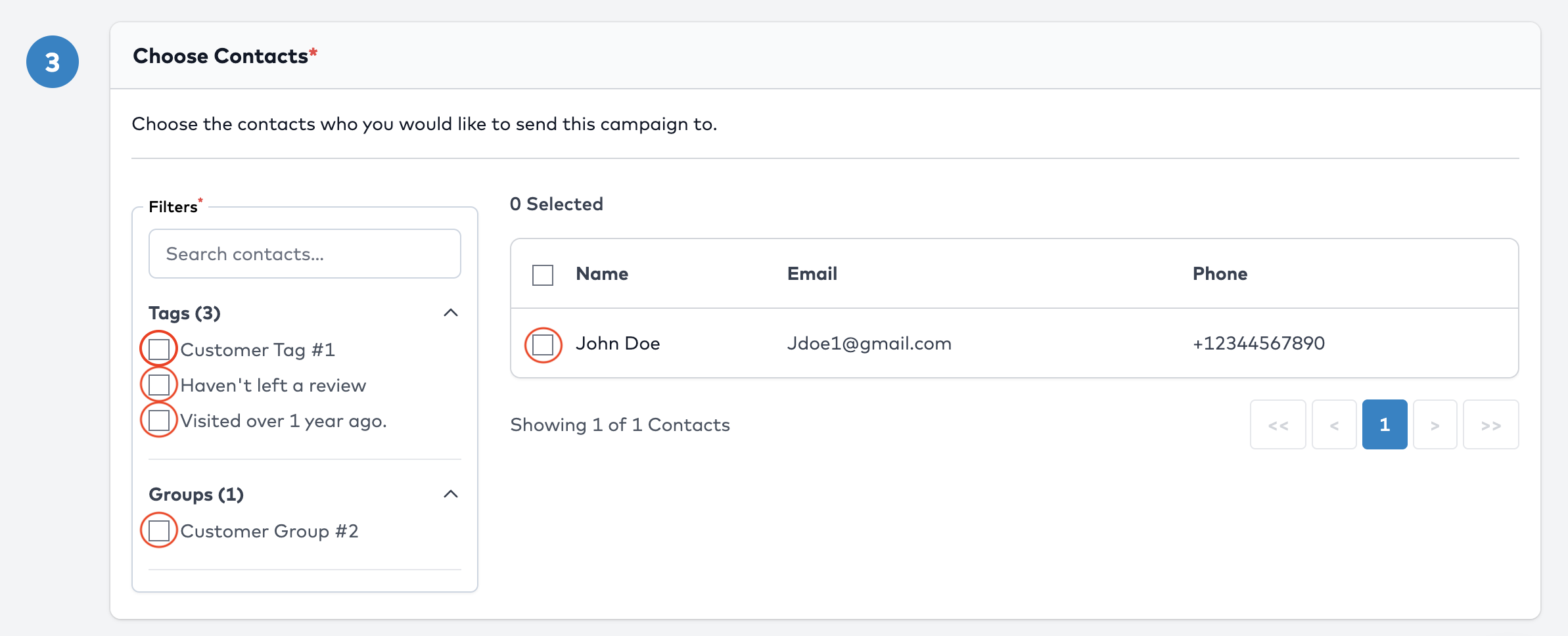 Upload Customer List